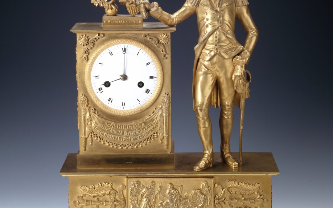 George Washington mantel clock
