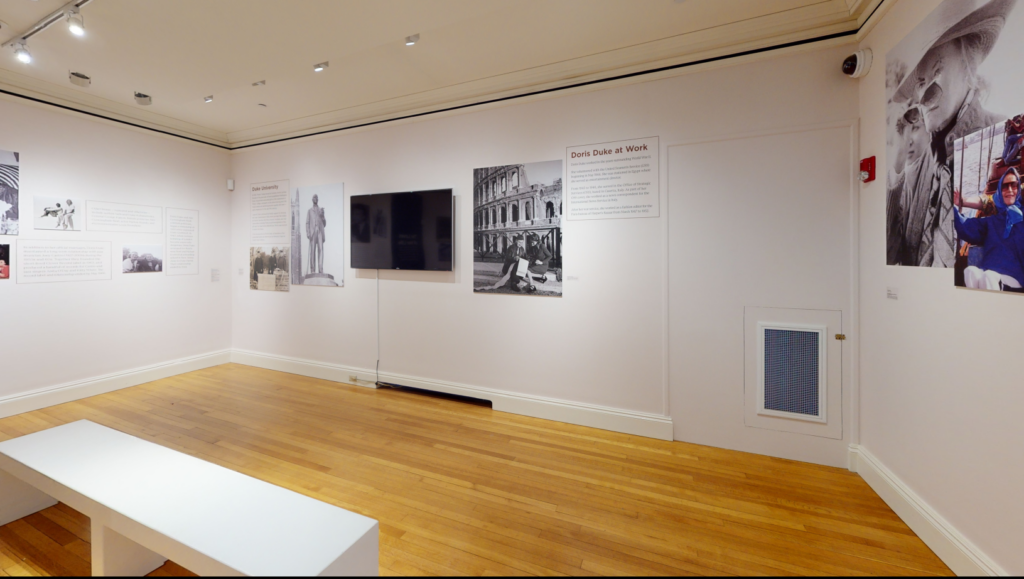 "Doris Duke at Work" display