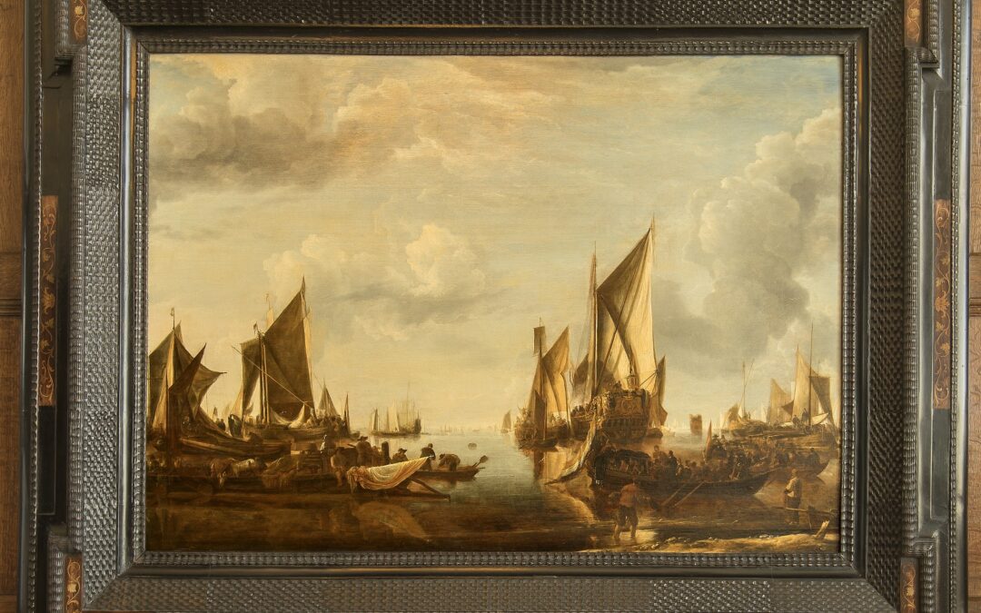The Visit of the Stadtholder Prince Frederik to the Fleet of the States General at Dordrecht