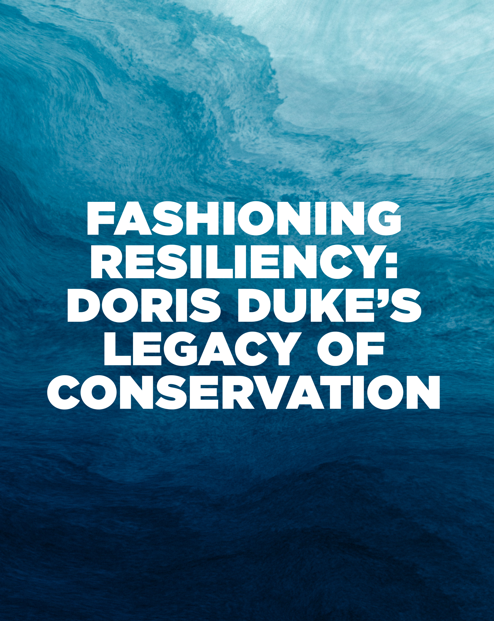 The Doris Duke Fashion Gallery. Designed to Inspire. Women Designers of the 20th Century.