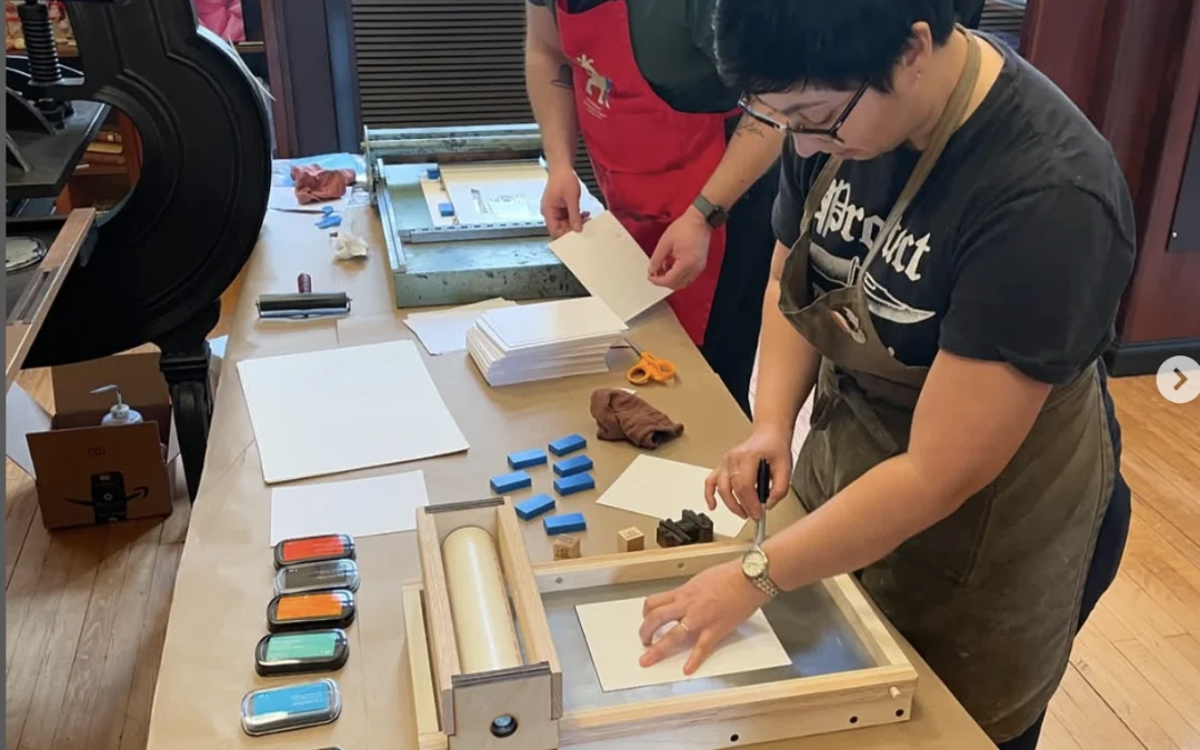 Words in Motion Printmaking Workshop with Lois Harada